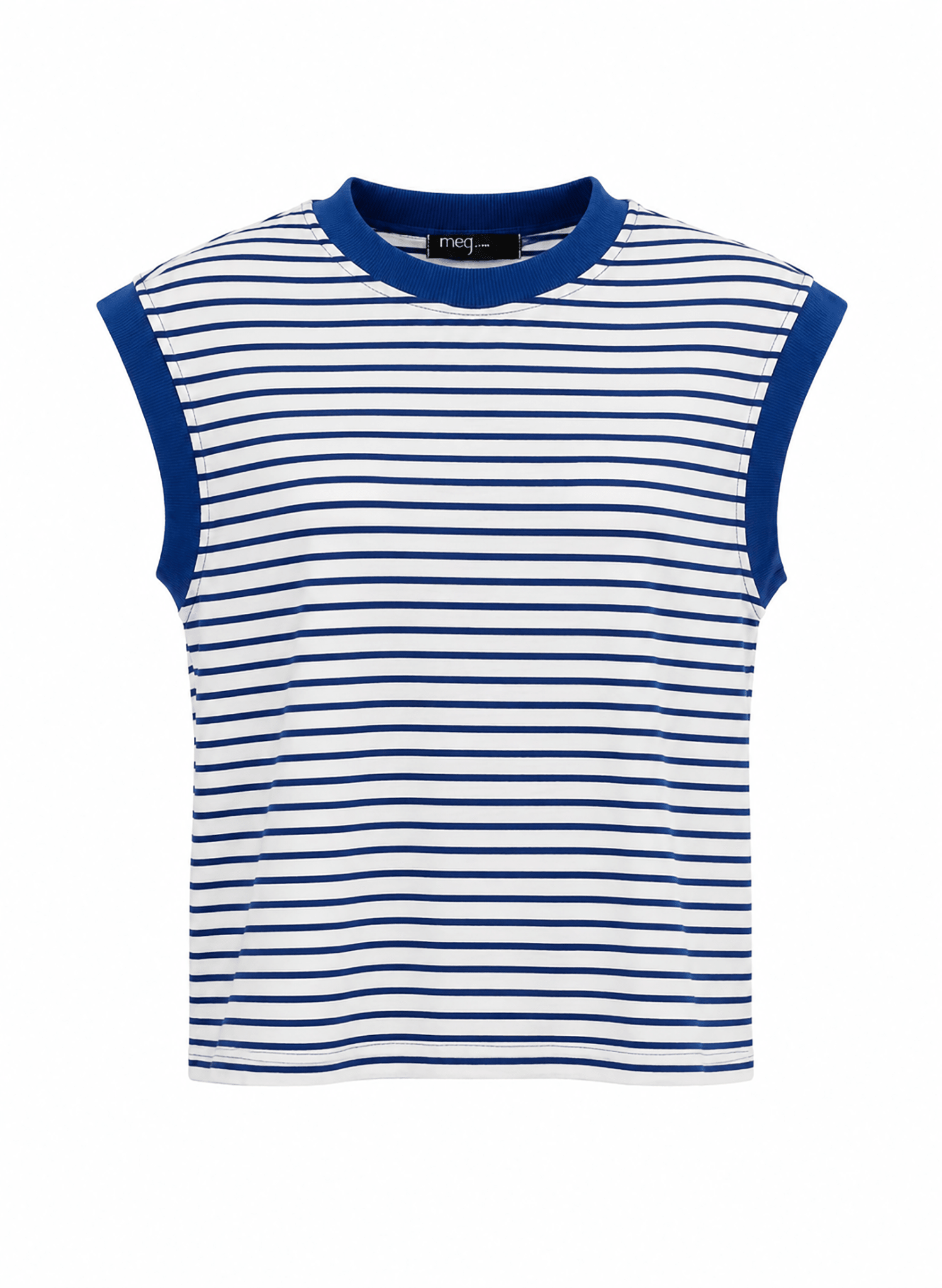 Striped Tee - Cobalt - Meg