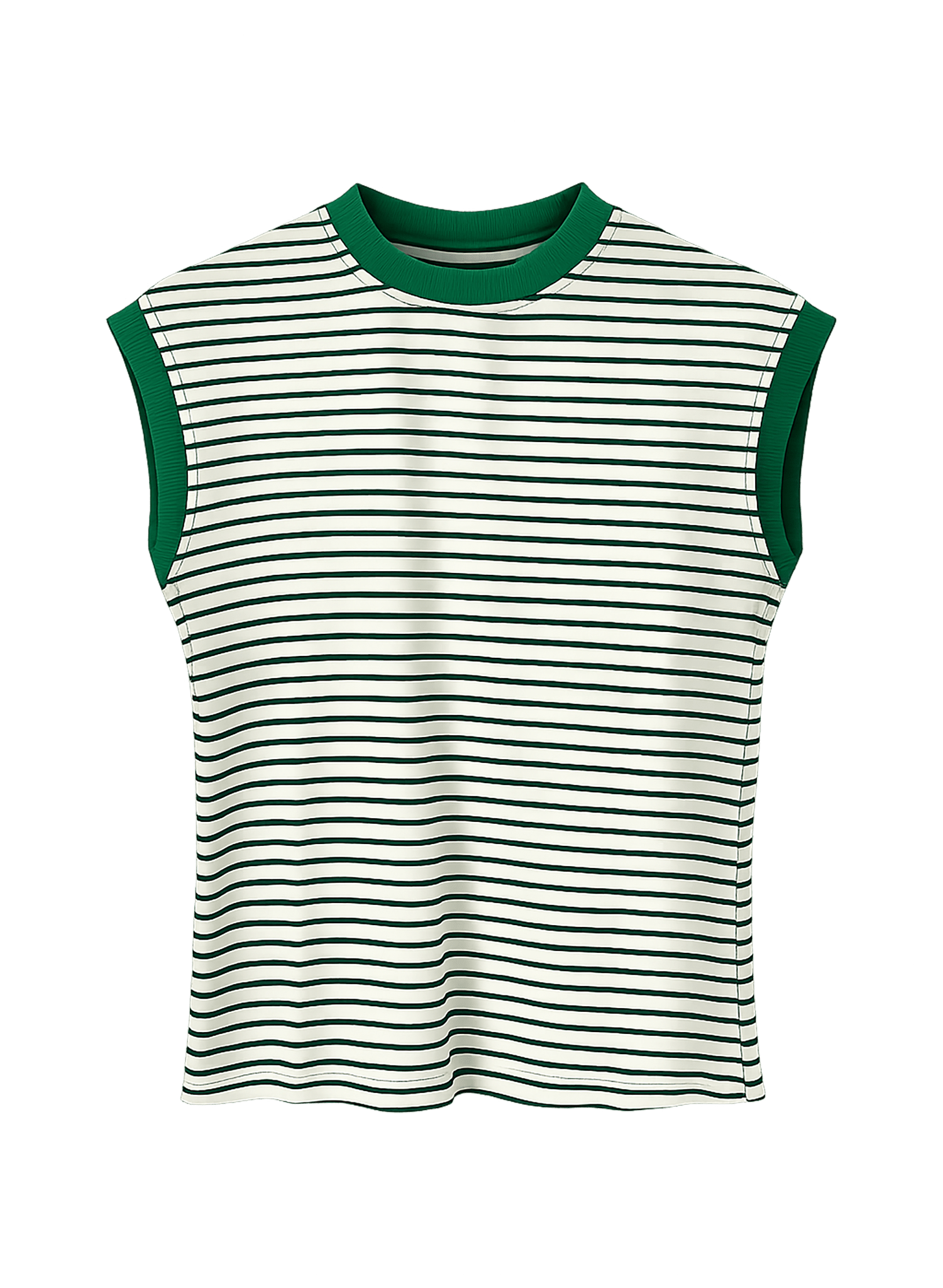 Striped Tee - Kelly Green - Meg