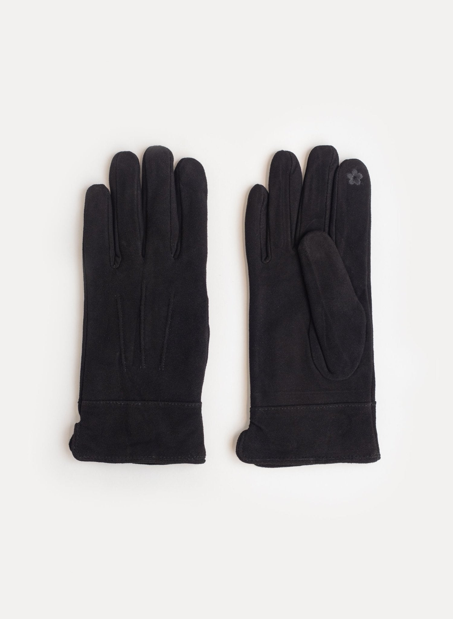 Suede Classic Gloves - Black - Meg