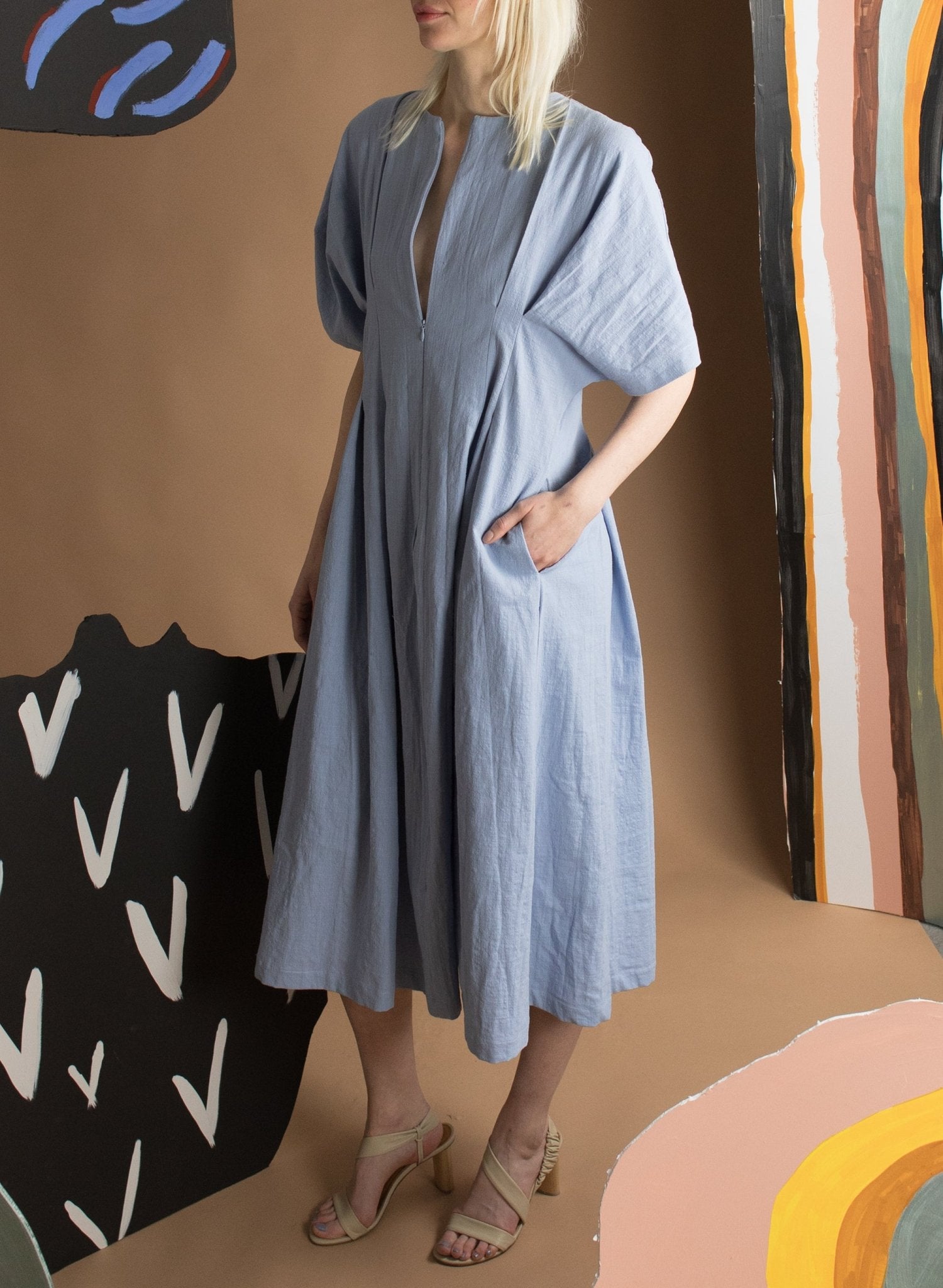 Texada Dress - Periwinkle Blue (PRE - ORDER) - Meg