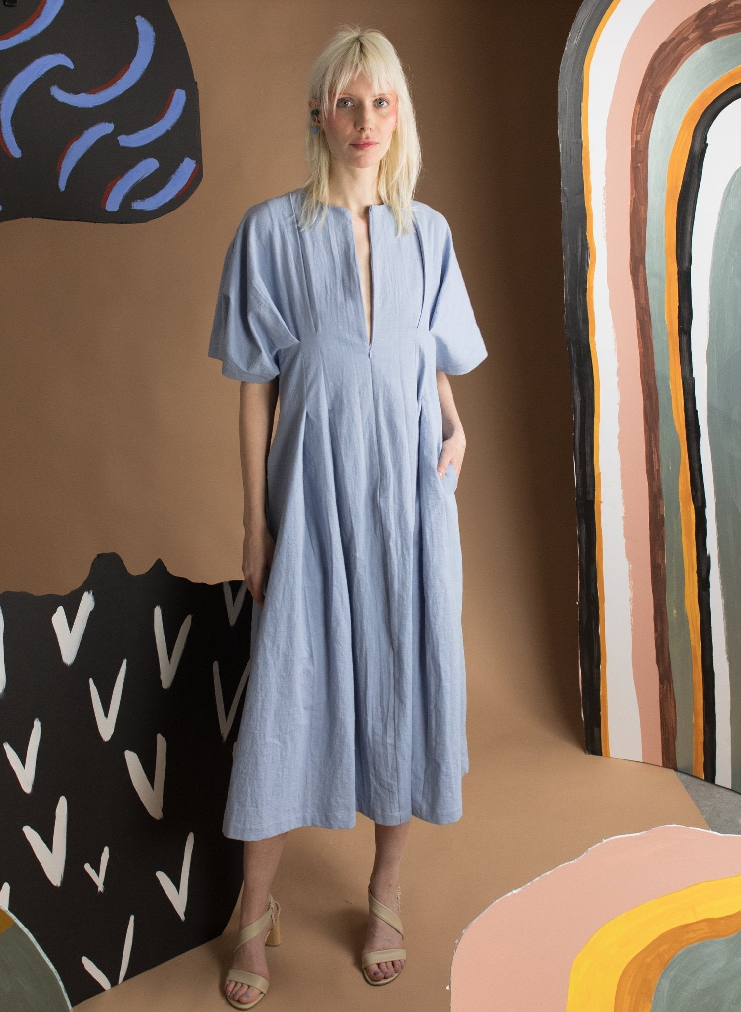 Texada Dress - Periwinkle Blue (PRE - ORDER) - Meg