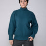 Thick Cozy Sweater - Teal - Meg