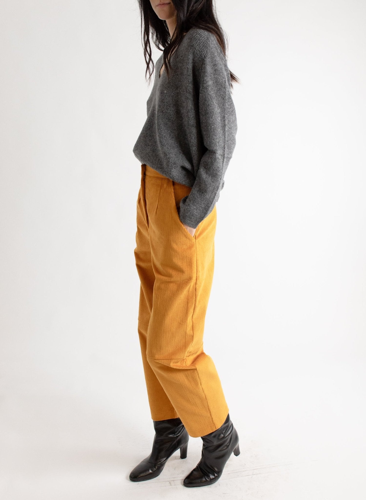 Triangle Pant - Yellow Corduroy - Meg