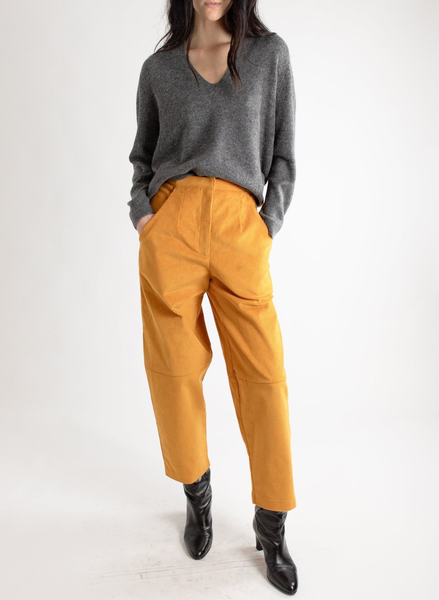 Triangle Pant - Yellow Corduroy - Meg