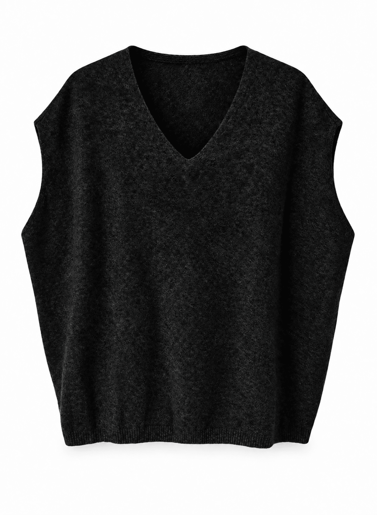 V-Neck Sweater - Black - Meg