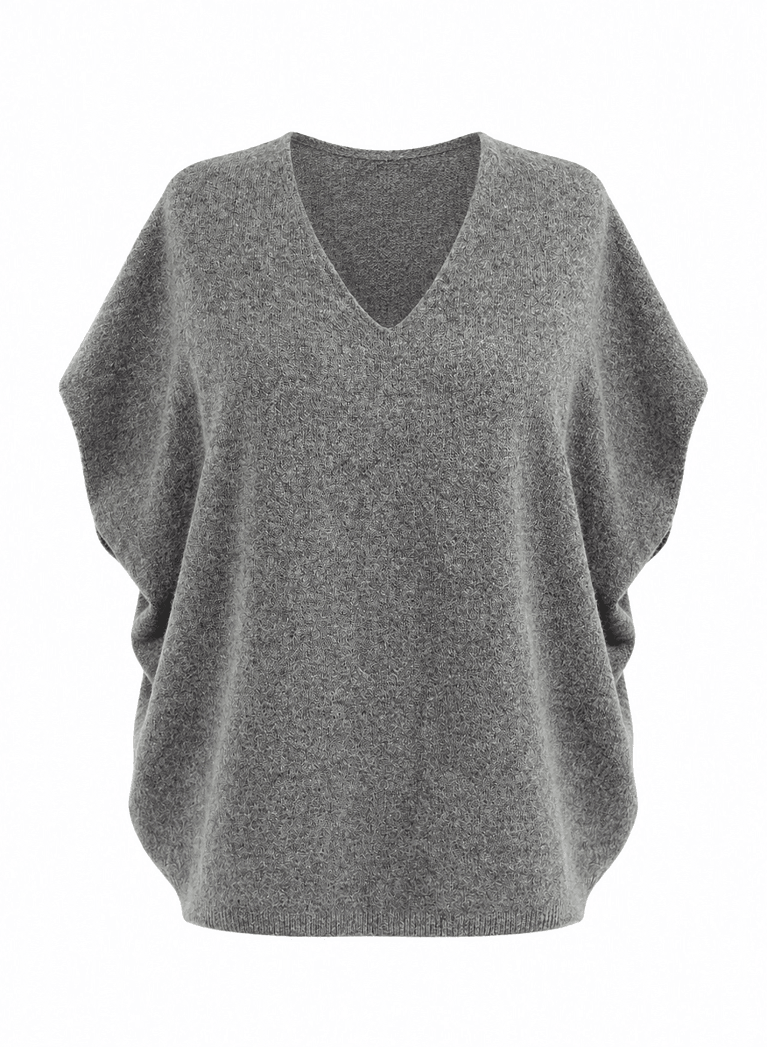 V-Neck Sweater - Charcoal (PRE-ORDER) - Meg