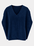 V-Neck Sweater - Cobalt - Meg