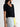 V-Neck Tee - Black - Meg