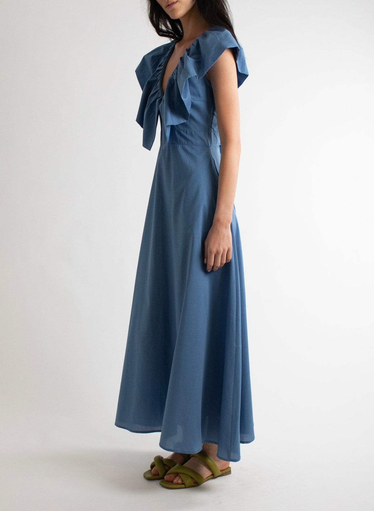 Village Dress - Williamsburg Blue - Meg - Made in NYC