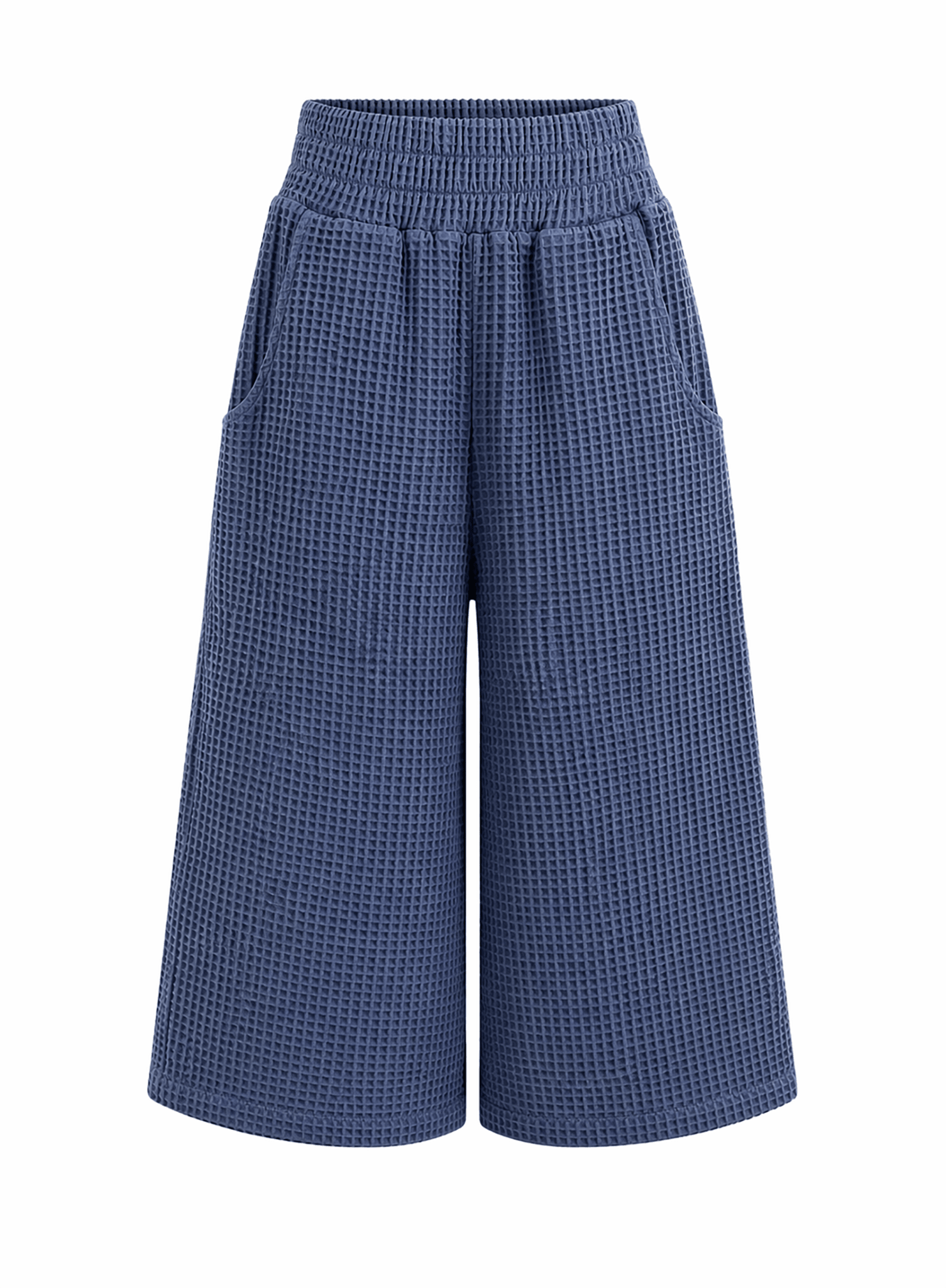 Wide Leg Jogger Pant - Steel Blue - Meg
