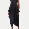 Wide Strap Dress - Black - Meg