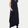 Wide Strap Dress - Navy - Meg