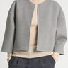 Cropped Grey Bolero Jacket - Meg