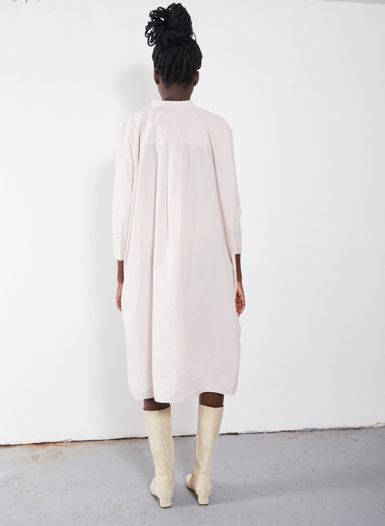 Biggie Shirt Dress (RESALE ITEM)- Blush - O/S