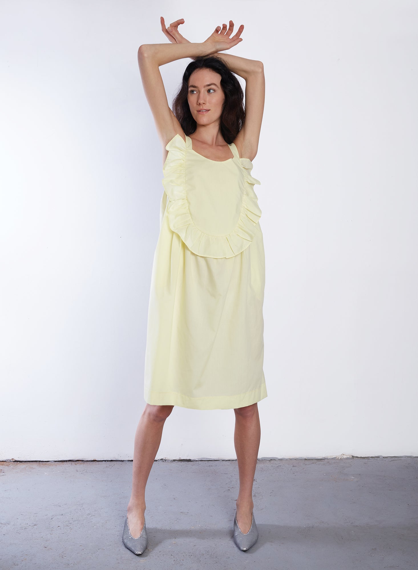 Bib Dress - Yellow - Meg