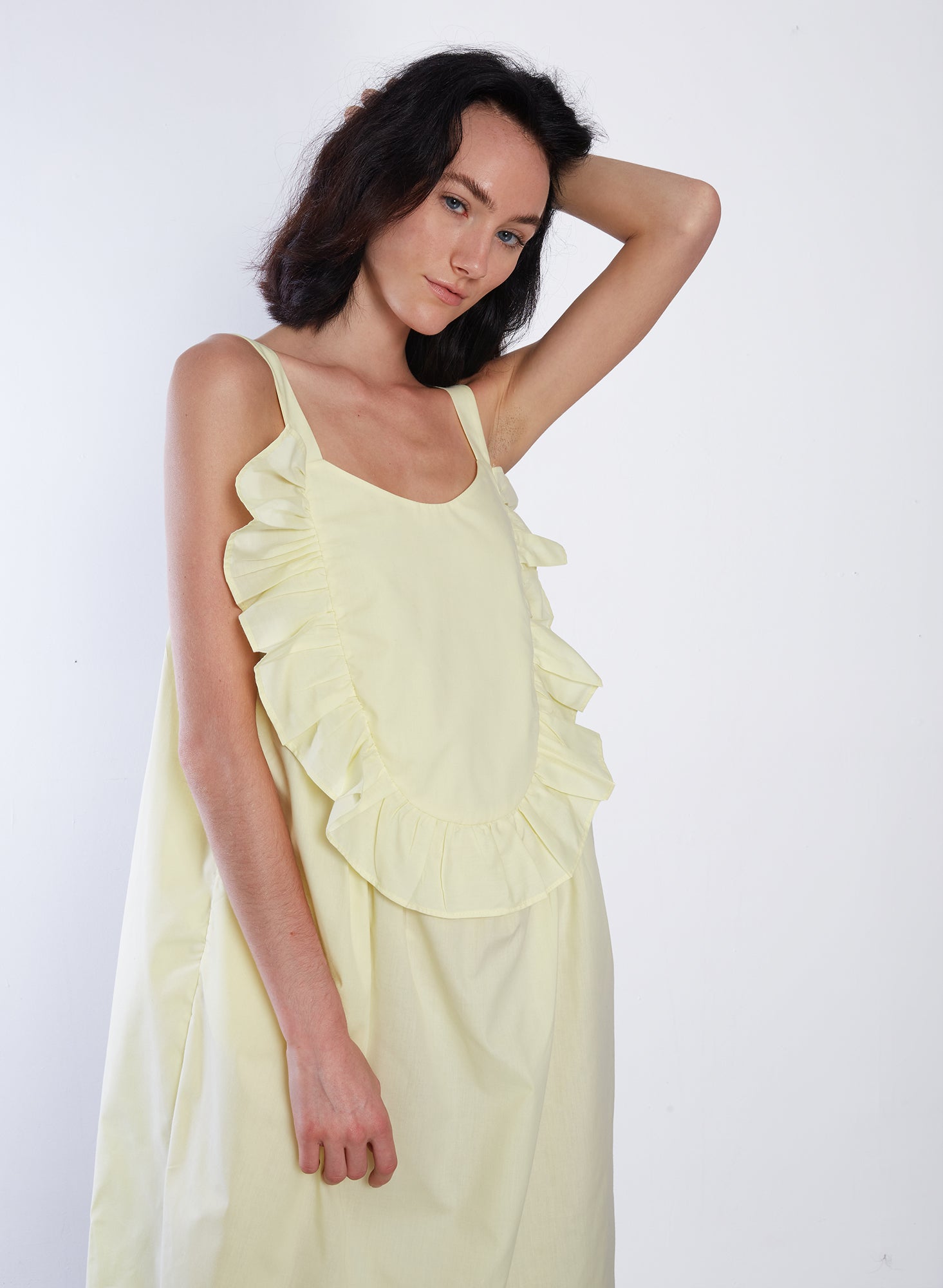 Bib Dress - Yellow - Meg