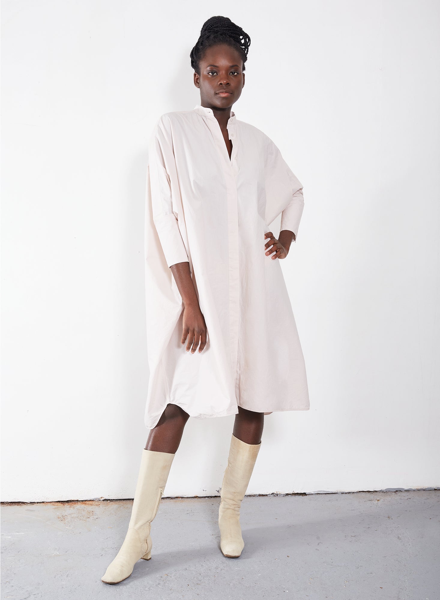 Biggie Shirt Dress (RESALE ITEM) - Blush - O/S - Meg