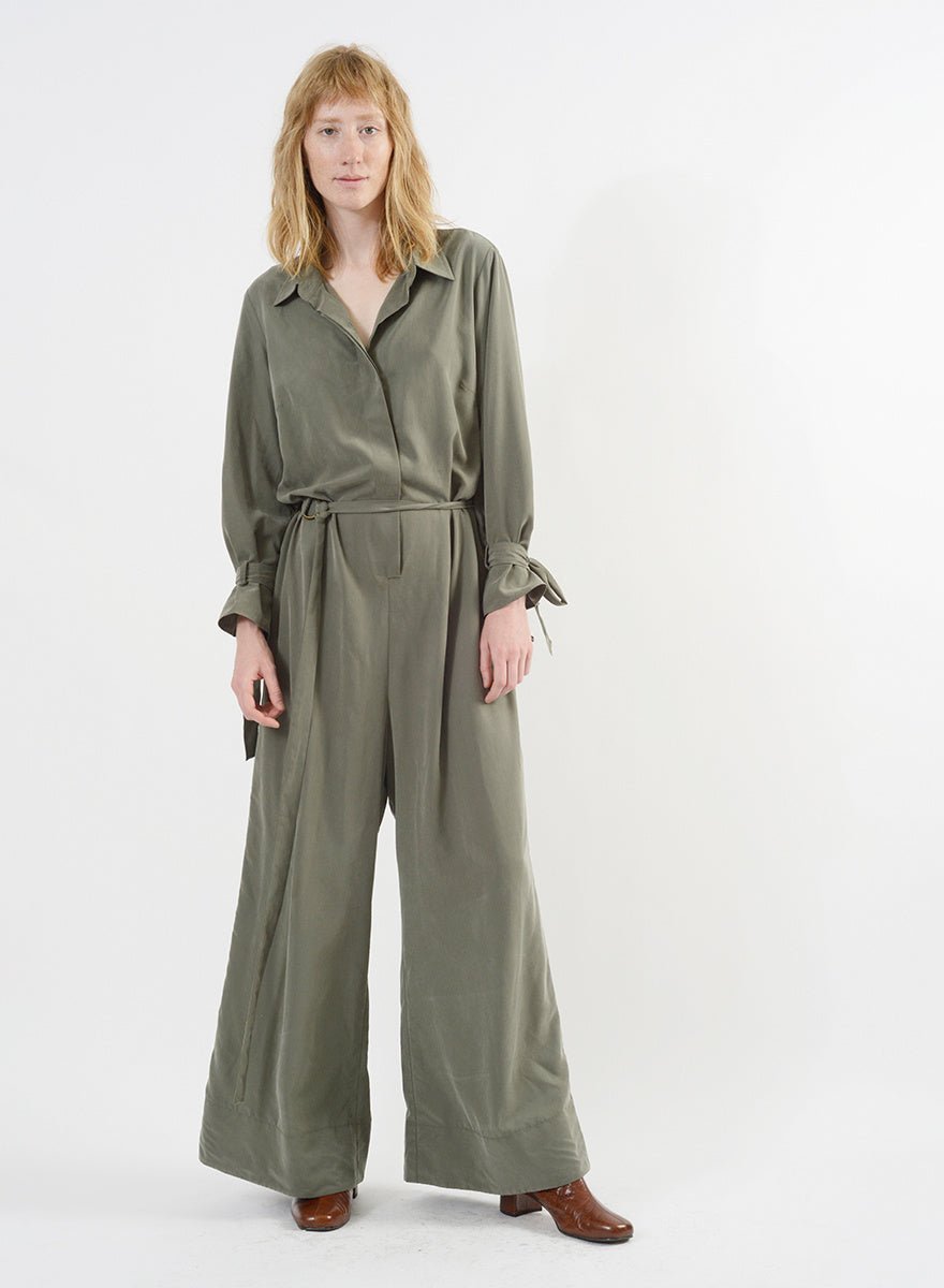 Boaker Jumpsuit (RESALE ITEM) - Sage - L - Meg