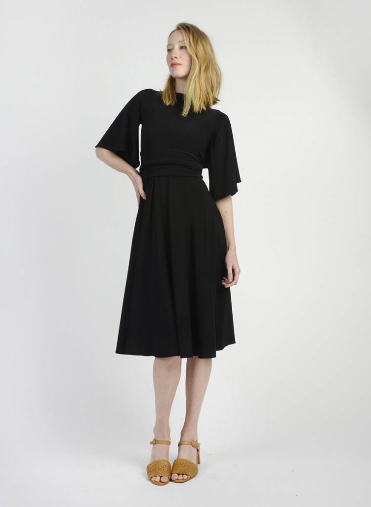 Buffalo Wrap Dress (RESALE ITEM) - Black - M - Meg