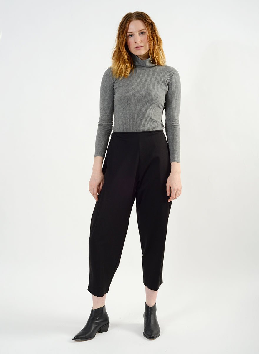 Cozy Pleat Pant (RESALE ITEM) - Black - XS - Meg