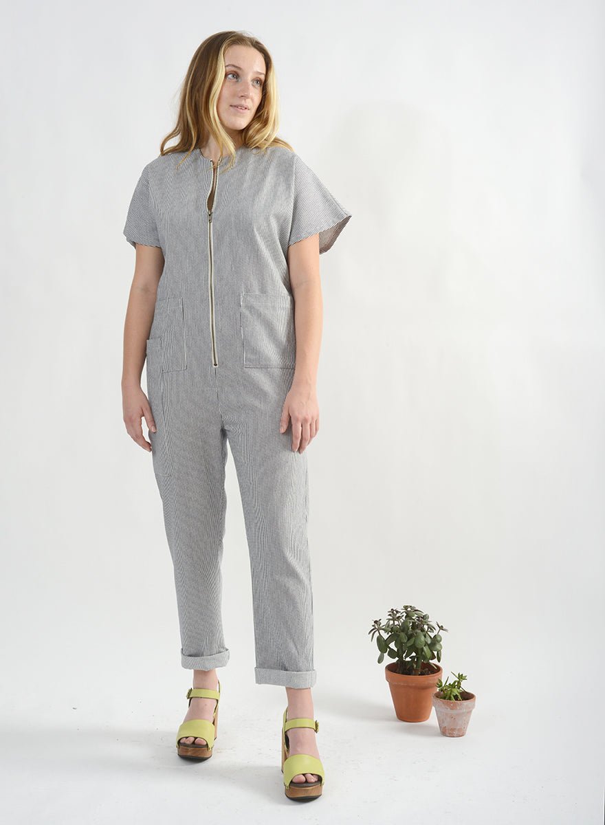 Diego Jumpsuit (RESALE ITEM) - Railroad - XS - Meg