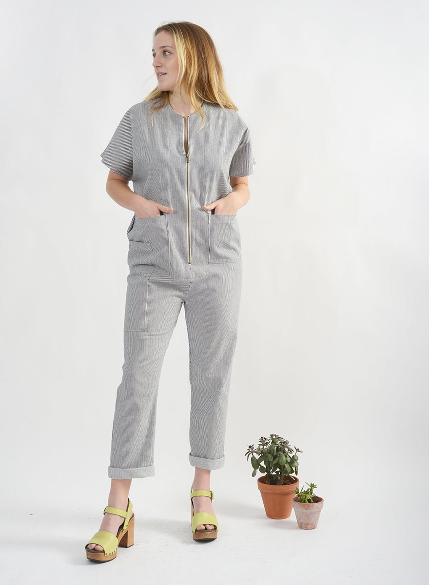Diego Jumpsuit (RESALE ITEM) - Railroad - XS - Meg