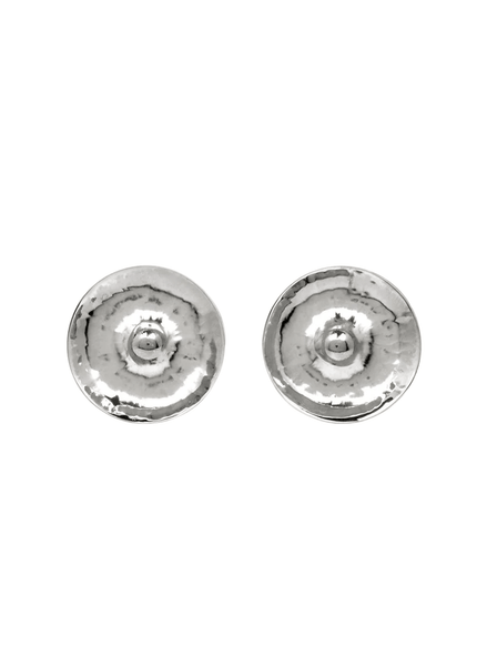 Elppin - Round Earrings - Silver - Meg