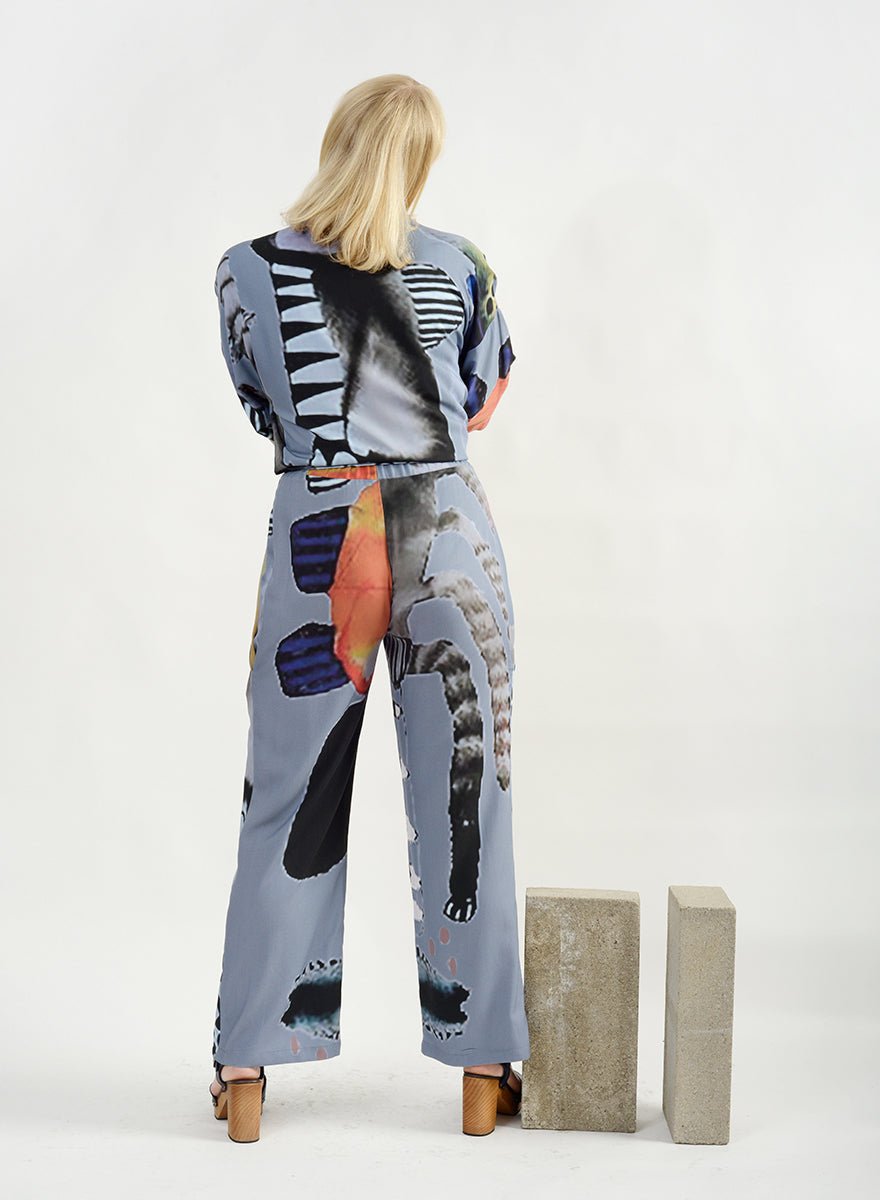 Emma Shirt - Watercolor Print - L (RESALE ITEM) - Meg