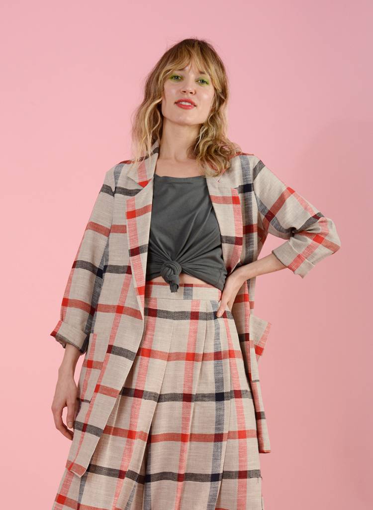 Fabienne Blazer - Plaid - XS/S (RESALE ITEM) - Meg