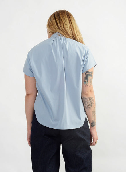 Frenchie Classic Shirt - Dove - Size L (RESALE ITEM) - Meg