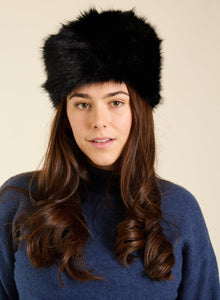 Fur Hat - Black - Meg