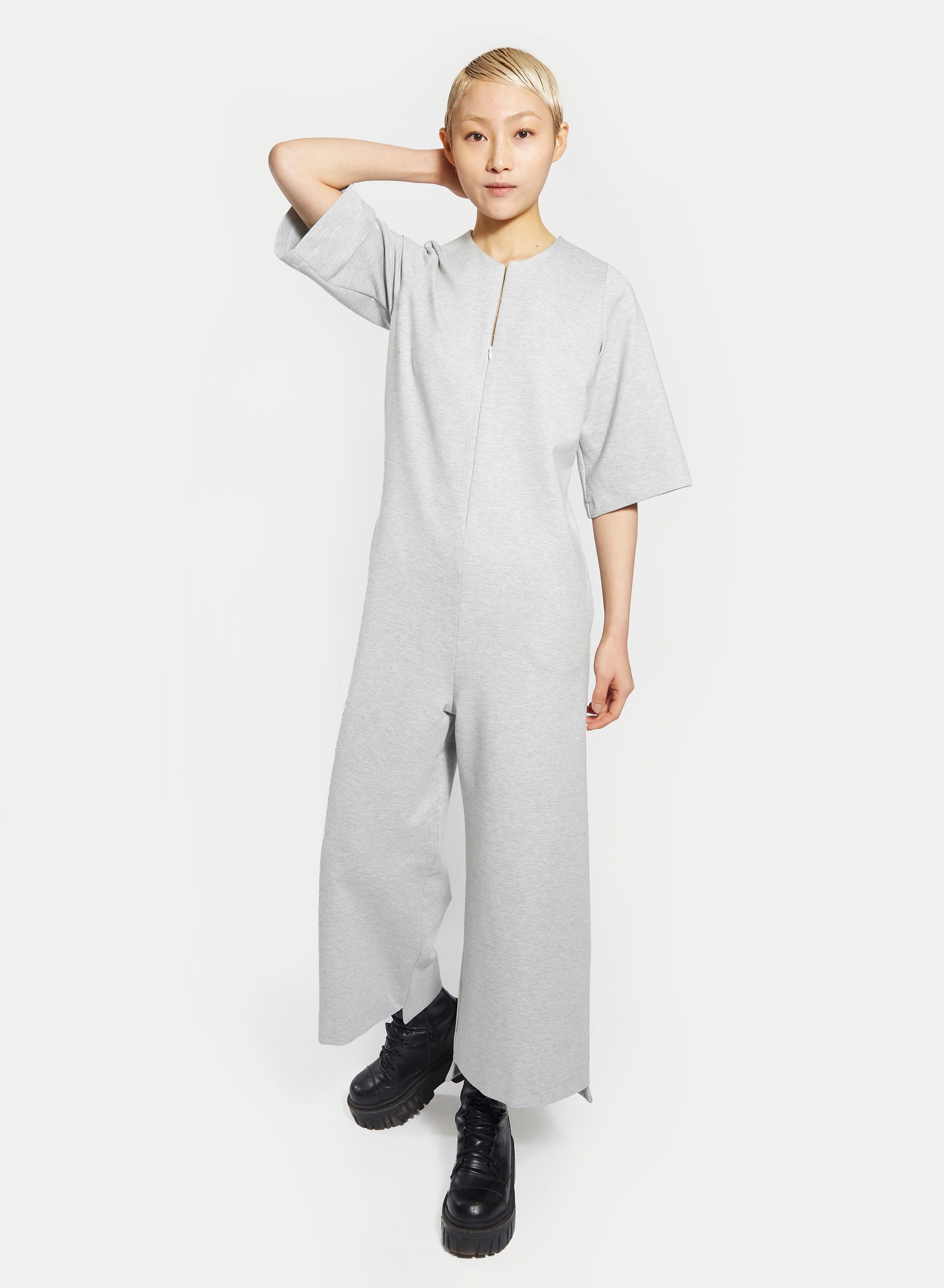 Gateway Jumpsuit - Light Grey - Meg