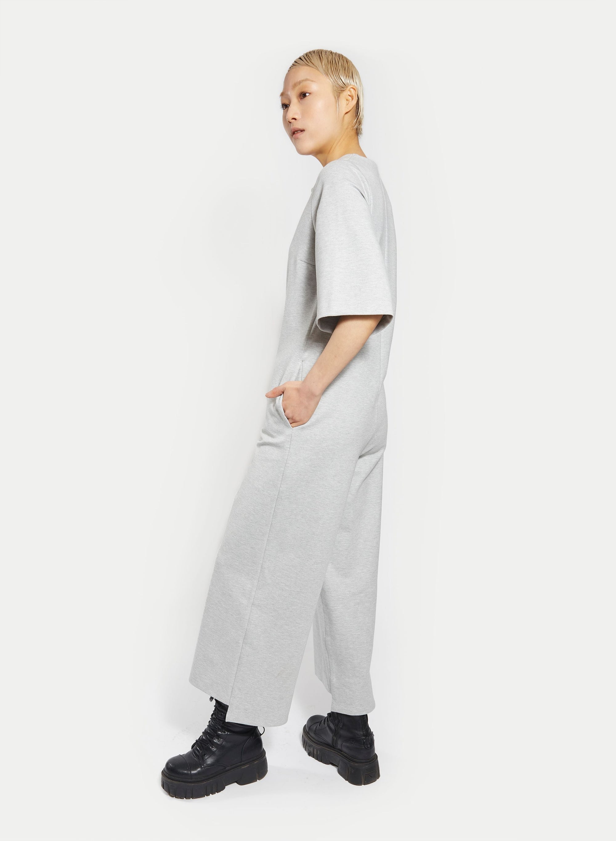 Gateway Jumpsuit - Light Grey - Meg
