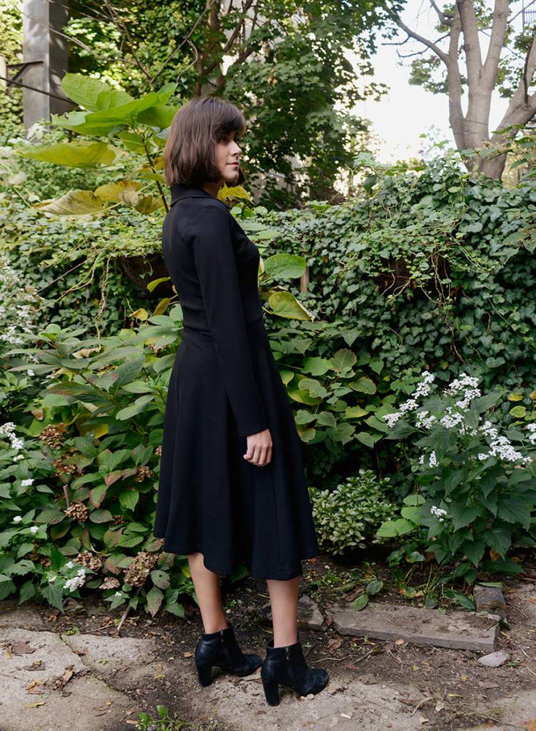 Jodphur Circle Skirt Dress (RESALE) - Black - S - Meg