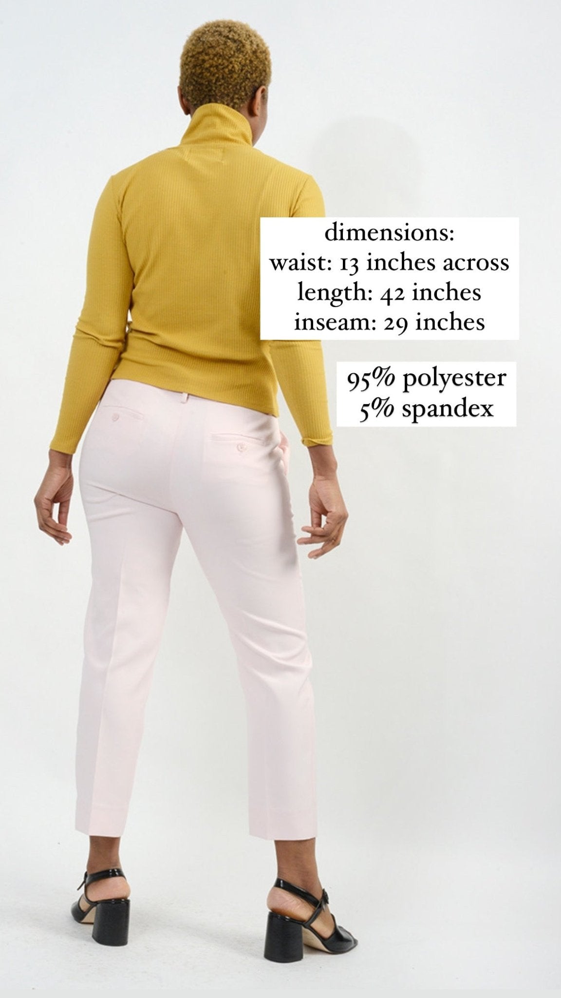 Kai Pant - Pale Pink - XS (RESALE ITEM) - Meg