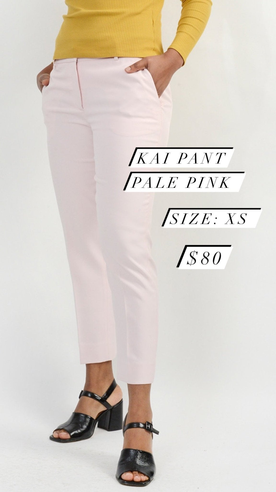 Kai Pant - Pale Pink - XS (RESALE ITEM) - Meg