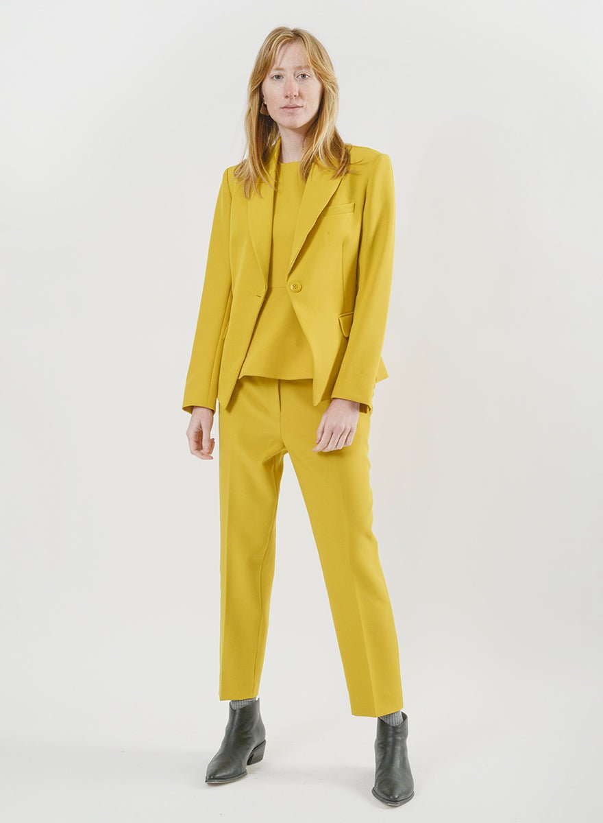 Kai Pant w/Button Ext - Mustard - Meg