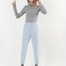 Kai Pant w/Button Ext - Periwinkle - Meg