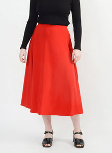 Long Circle Skirt - Red - S (RESALE ITEM) - Meg