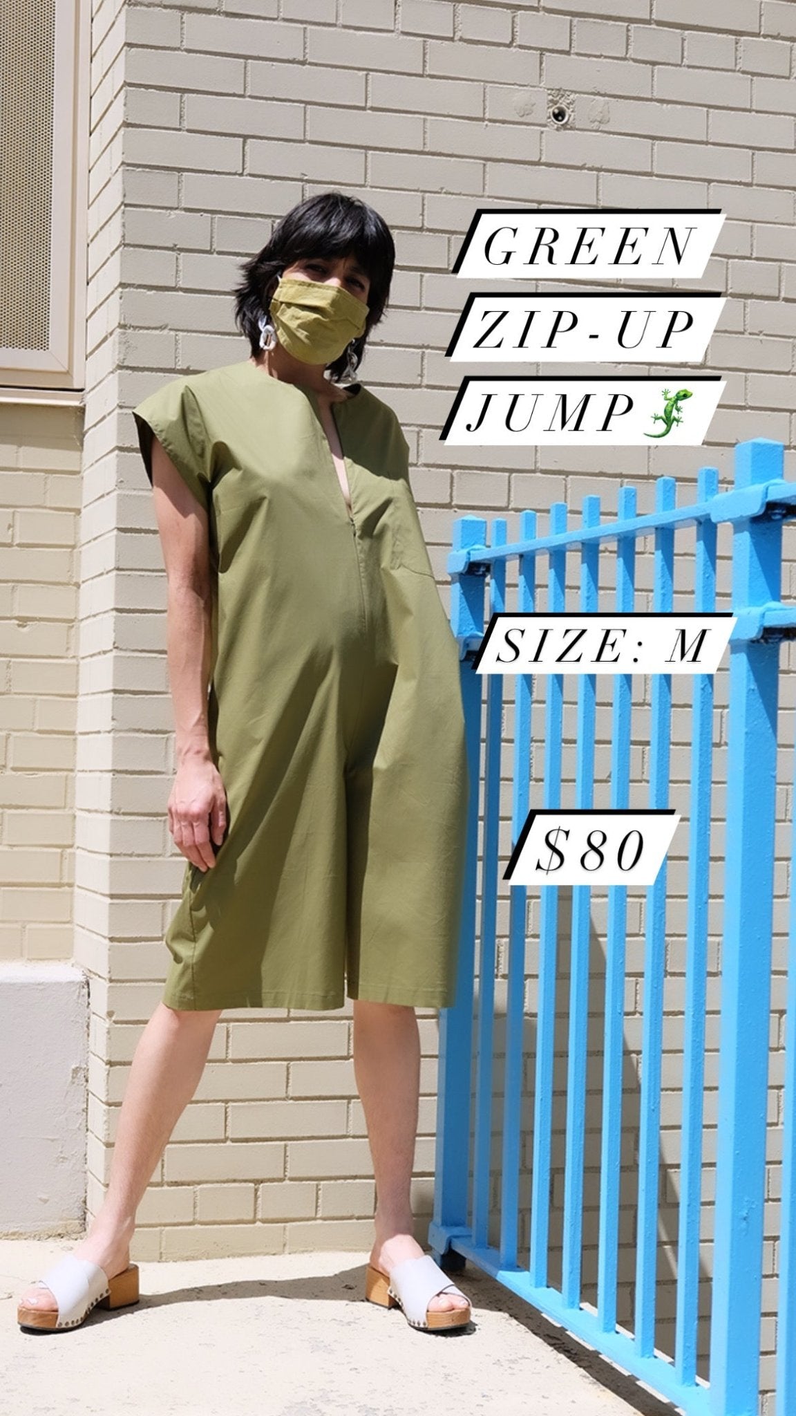 Michelada Jump (RESALE ITEM) - Pea Green - M - Meg