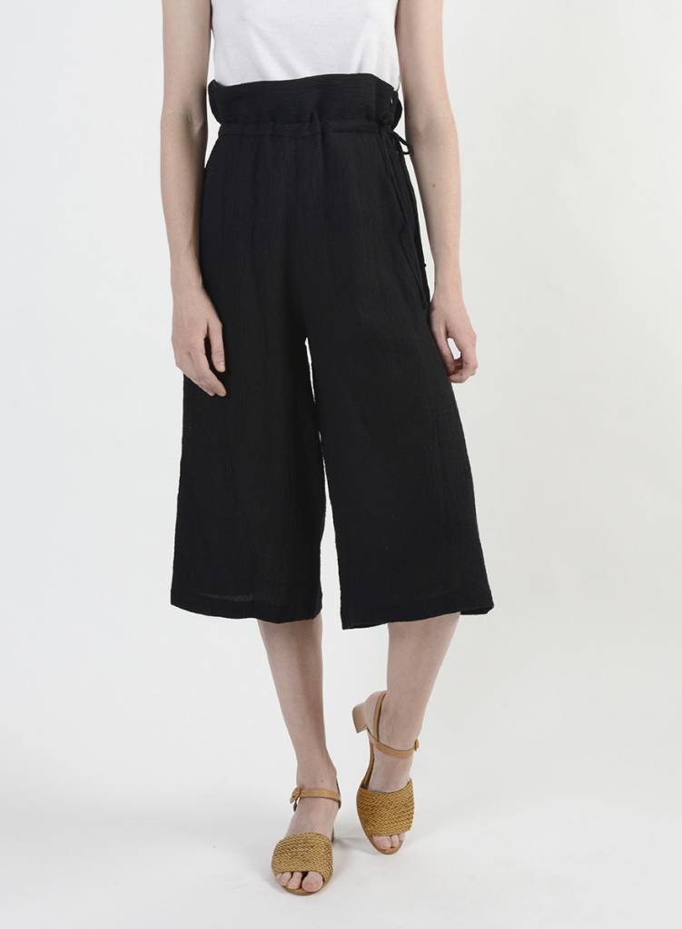 Paper Bag Pant (RESALE ITEM) - Black -L - Meg