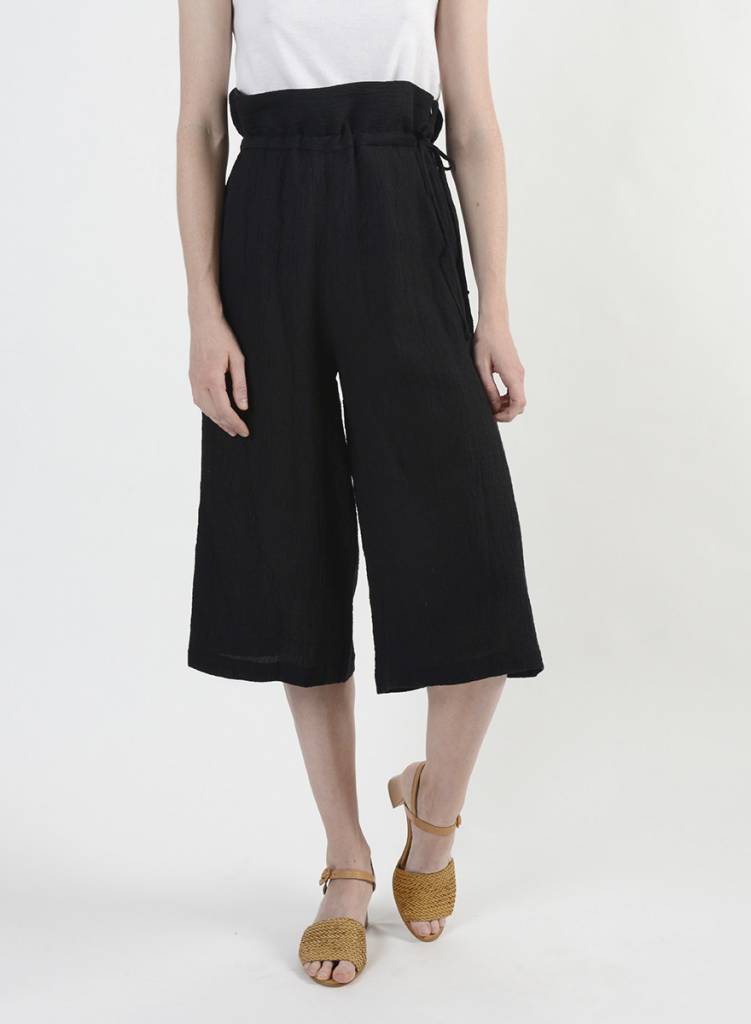 Paper Bag Pant (RESALE ITEM) - Black -L