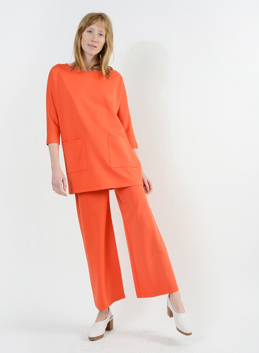 Patch Pocket Tunic (RESALE ITEM) - Orange - XS/S - Meg