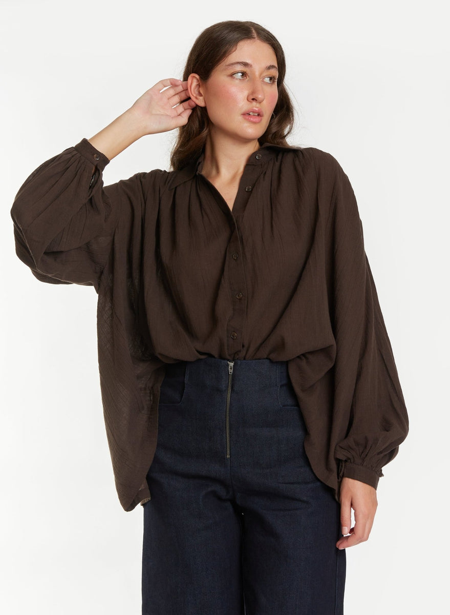 Poet Shirt - Brown – Meg