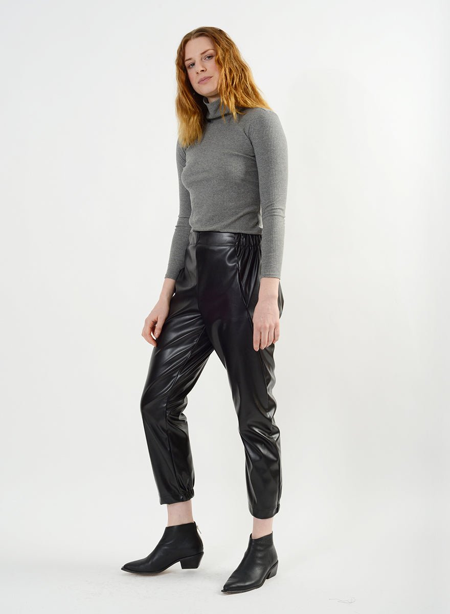 Raul Pant Pleather (RESALE ITEM) - Black - S - Meg