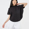 Rounded Hem Shirt - Black - Meg