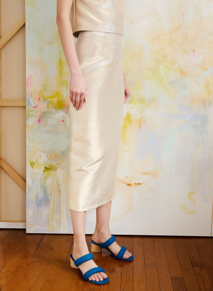 Shimmer Skirt - Gold (PRE-ORDER) - Meg