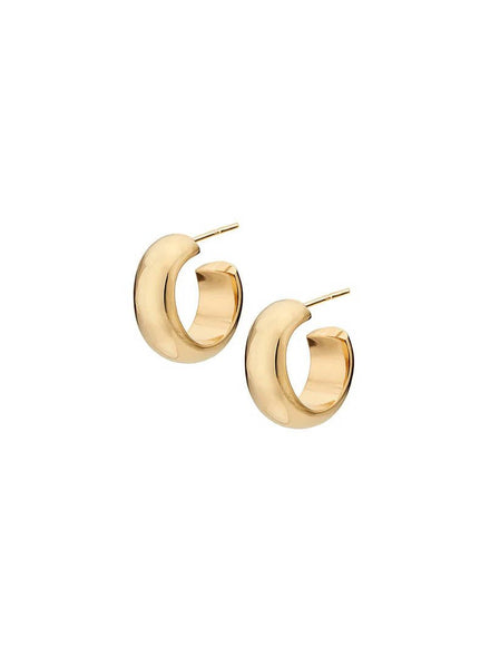 Soko - Mini Bold Hoop Earrings - Gold - Meg