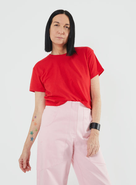 Square Tee - Red - Meg