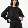 Twill Top - Black - Meg